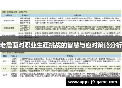 老詹面对职业生涯挑战的智慧与应对策略分析